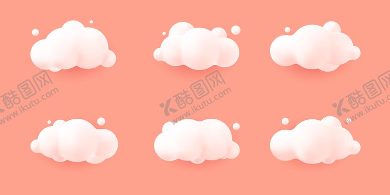 编号：47932509180323599243【酷图网】源文件下载-3d白云