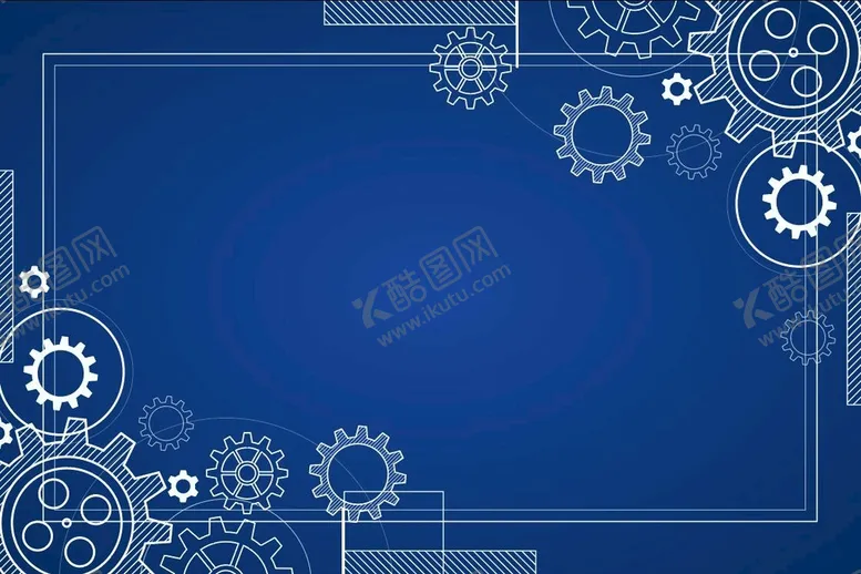 编号：73054209161417020627【酷图网】源文件下载-蓝色齿轮背景