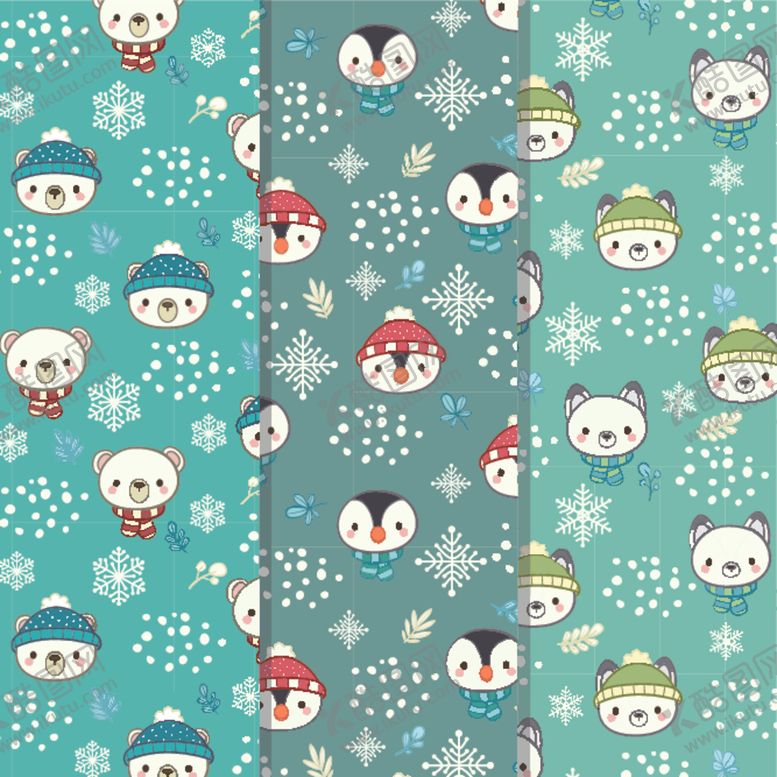 编号：77641410110302112574【酷图网】源文件下载-无缝花纹