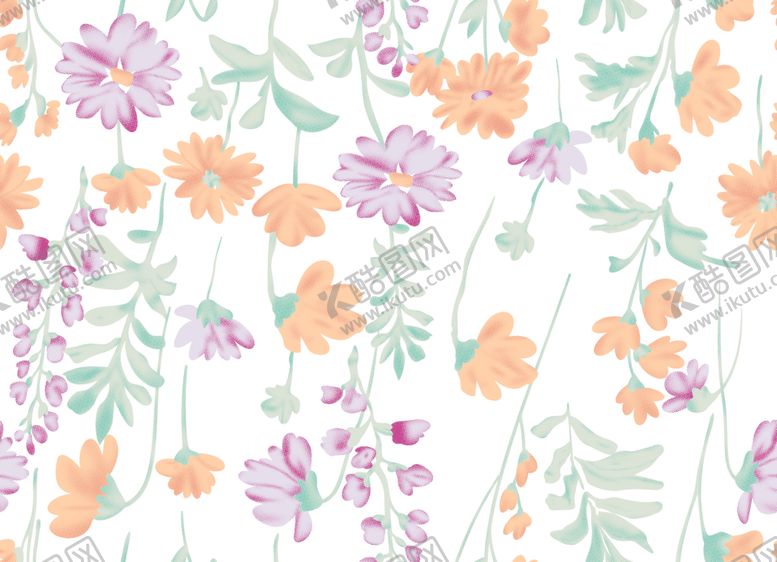 编号：81221309230809053160【酷图网】源文件下载-花卉小碎花