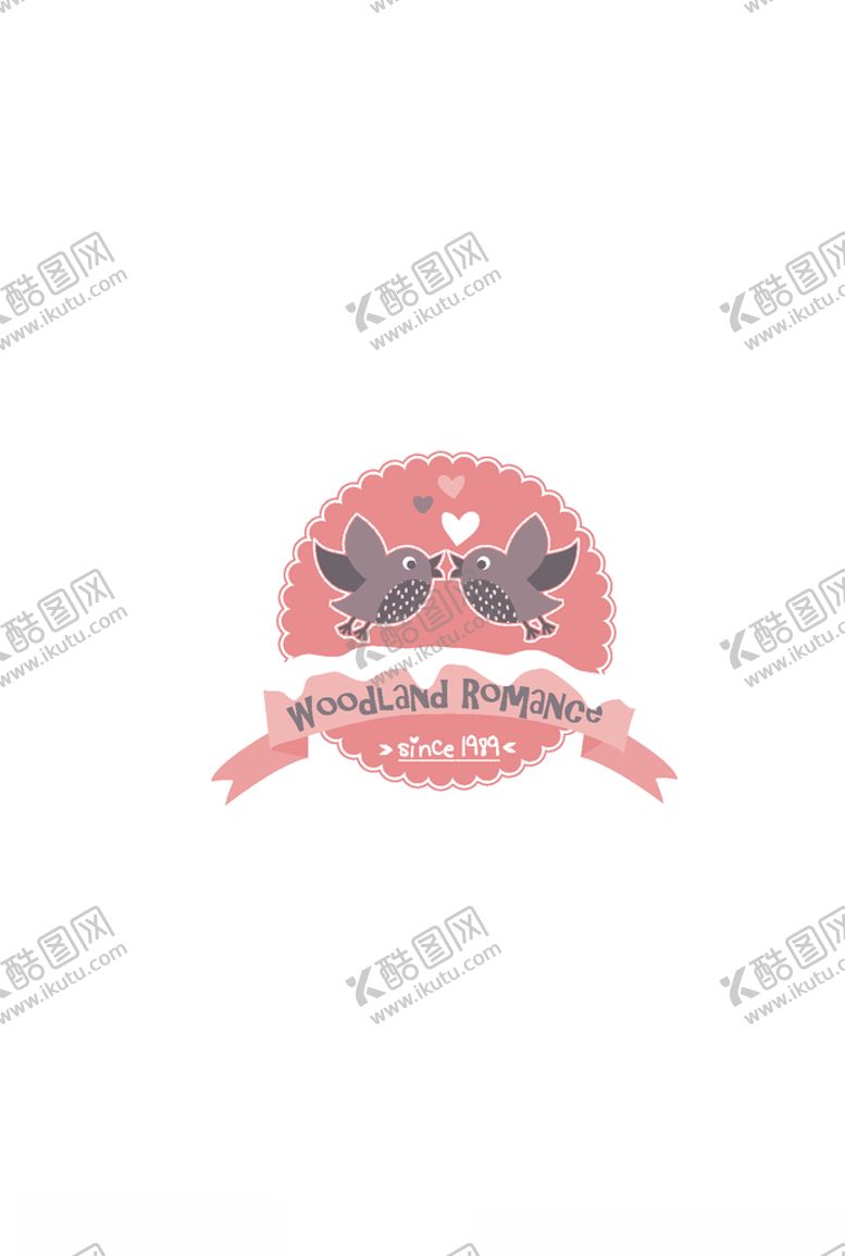 编号：90670510231200188295【酷图网】源文件下载-小鸟爱心丝带