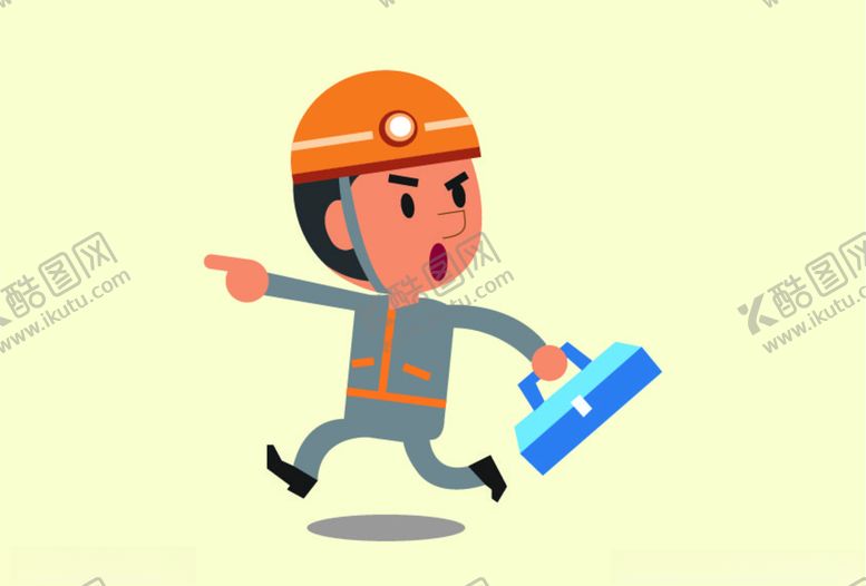 编号：33251006281622422520【酷图网】源文件下载-卡通工程师男卡通动漫矢量