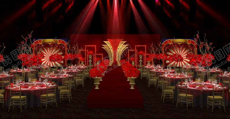 编号：68727111010253407974【酷图网】源文件下载-婚礼舞台效果图