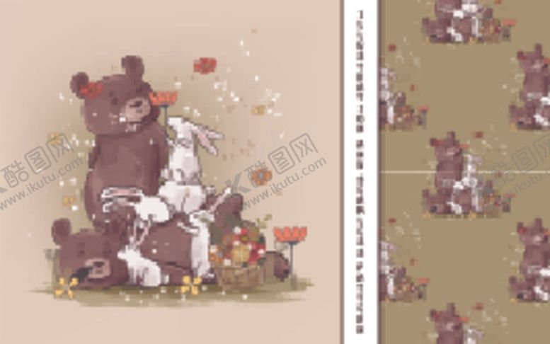 编号：39746209241346527856【酷图网】源文件下载-卡通印花图案