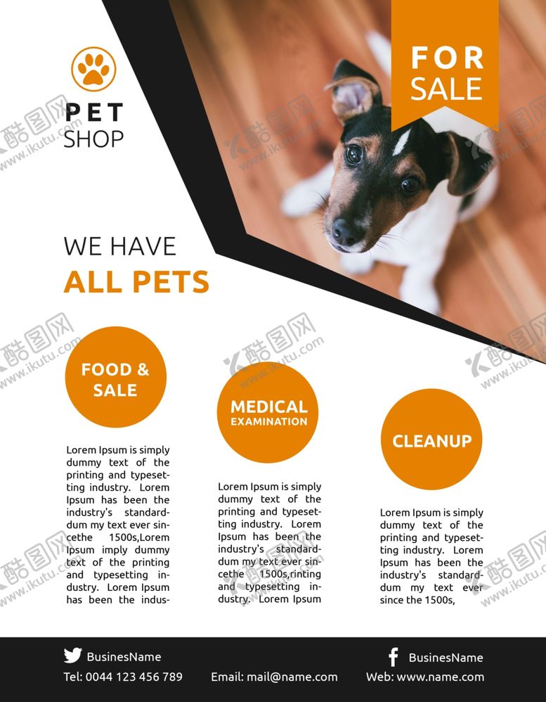 编号：54425309220048464914【酷图网】源文件下载-国外宣传单