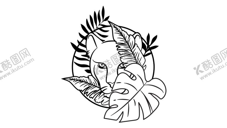 编号：89310410041531411300【酷图网】源文件下载-雨林中的丛林猫分享