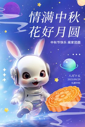 中秋佳节海报创意贺卡DM单