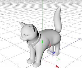 C4D模型猫