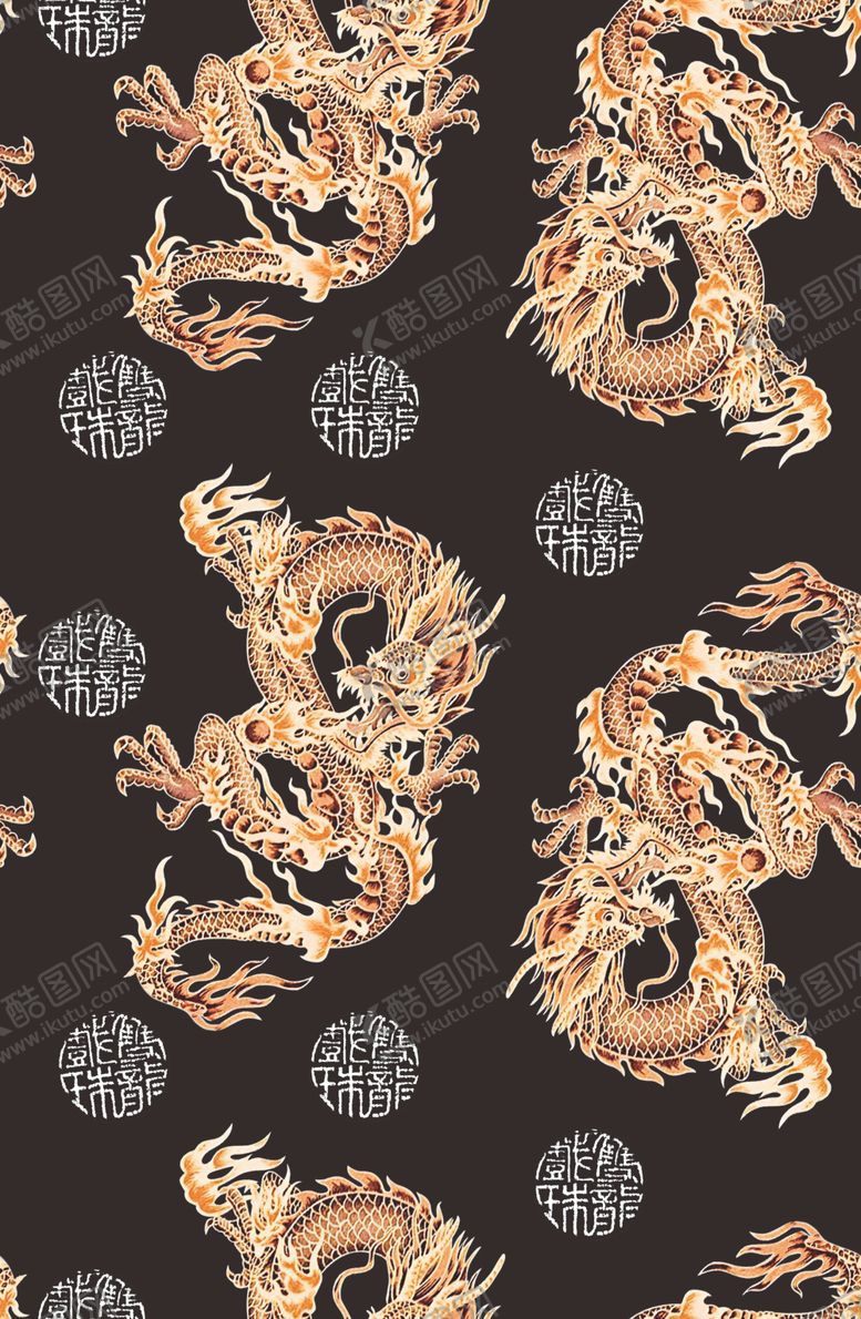 编号：64183904210704255817【酷图网】源文件下载-大牌男装印花龙