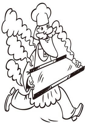 卡通画涂色线描儿童装饰少儿绘