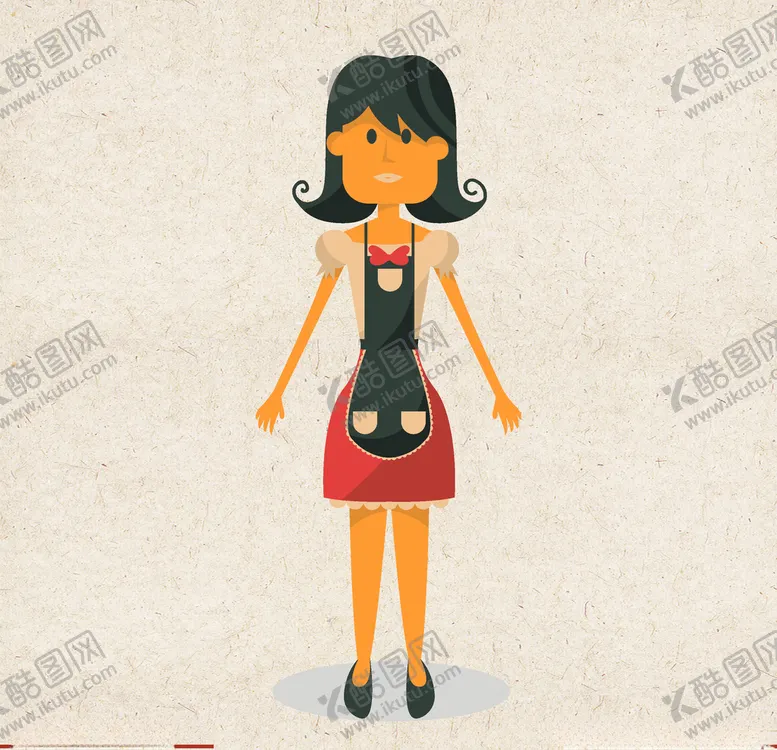 编号：29816509201011349337【酷图网】源文件下载-矢量人物扁人物职业人物