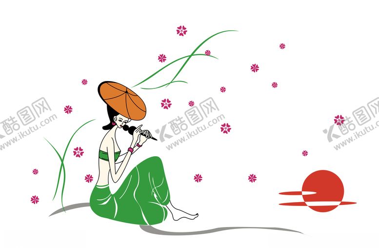 编号：33487109272114096984【酷图网】源文件下载-女孩图案