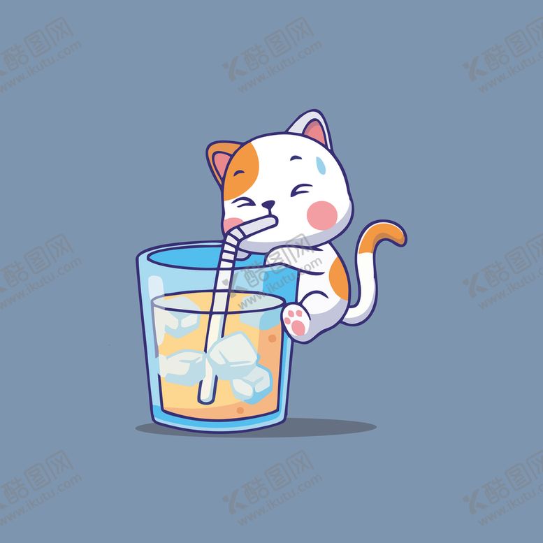 编号：43361312211021548264【酷图网】源文件下载-可爱小猫矢量卡通插画
