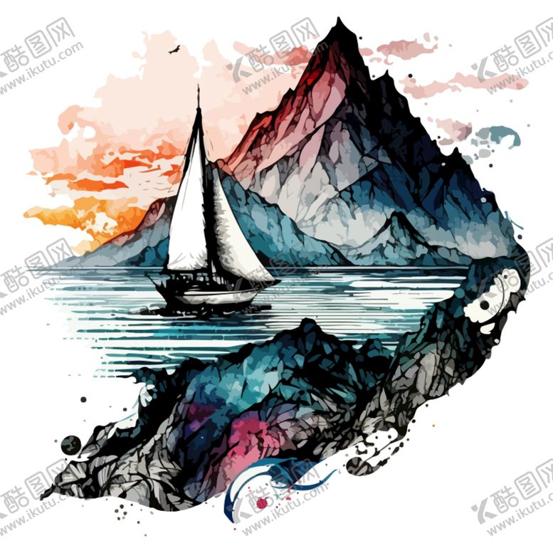 编号：70019301201334077989【酷图网】源文件下载-山水画