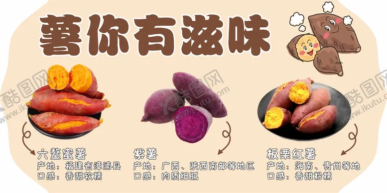 编号：18460611302051194854【酷图网】源文件下载-薯类功能牌