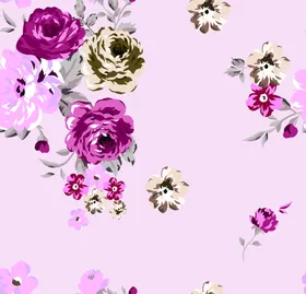 数码设计腰果花大牌方巾链条手绘朵