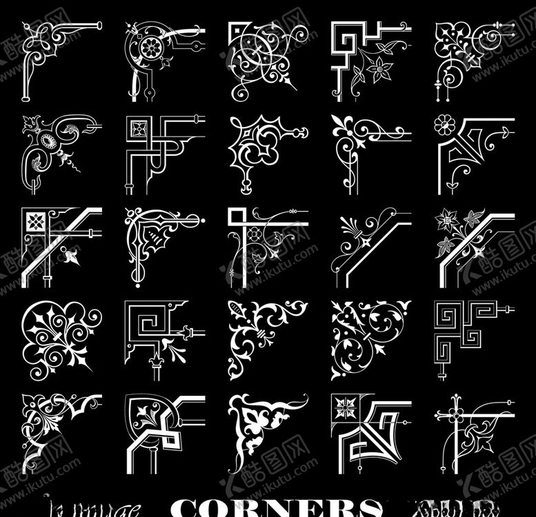 编号：31145709221657086853【酷图网】源文件下载-欧式边框边角花边