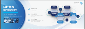 企业文化墙宣传科技背景板简约