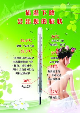体温下降会出现的症状