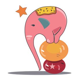 卡通象