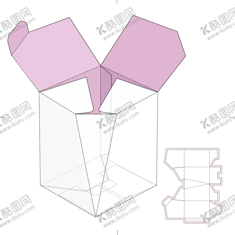 编号：21677310240318473498【酷图网】源文件下载-包装盒刀模