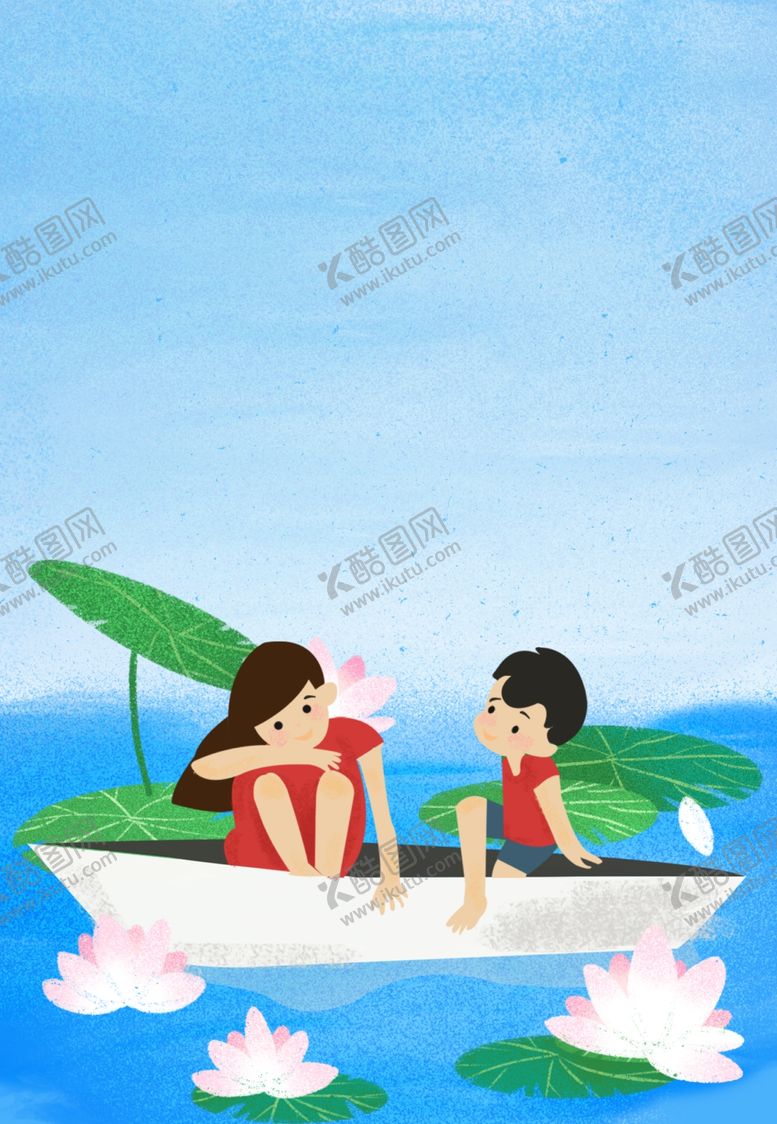 编号：63114710260958068977【酷图网】源文件下载-游湖小船