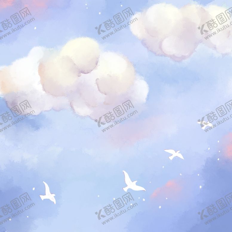 编号：94164005121743037894【酷图网】源文件下载-水彩白云