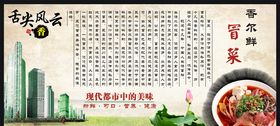 冒菜挂图