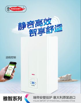 瑞帝安壁挂炉产品海报