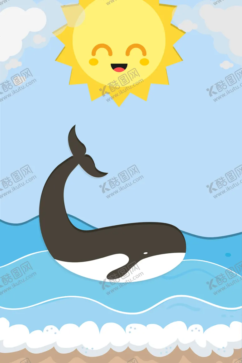 编号：45844010310925261059【酷图网】源文件下载-阳光海滩海报