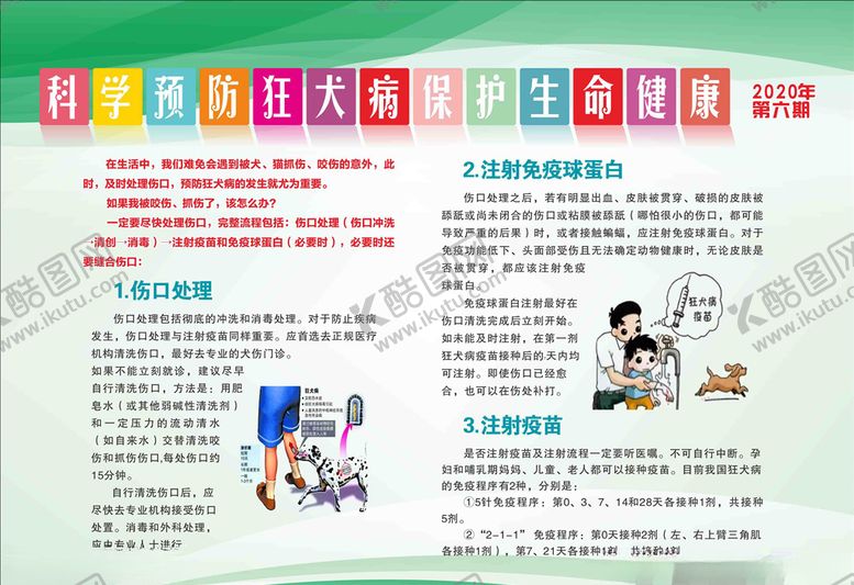 编号：94176905030154475266【酷图网】源文件下载-狂犬病板报