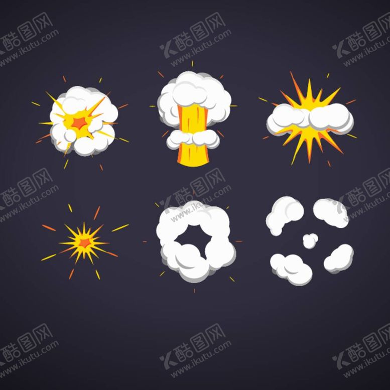 编号：50875012020309417186【酷图网】源文件下载-卡通爆炸插画