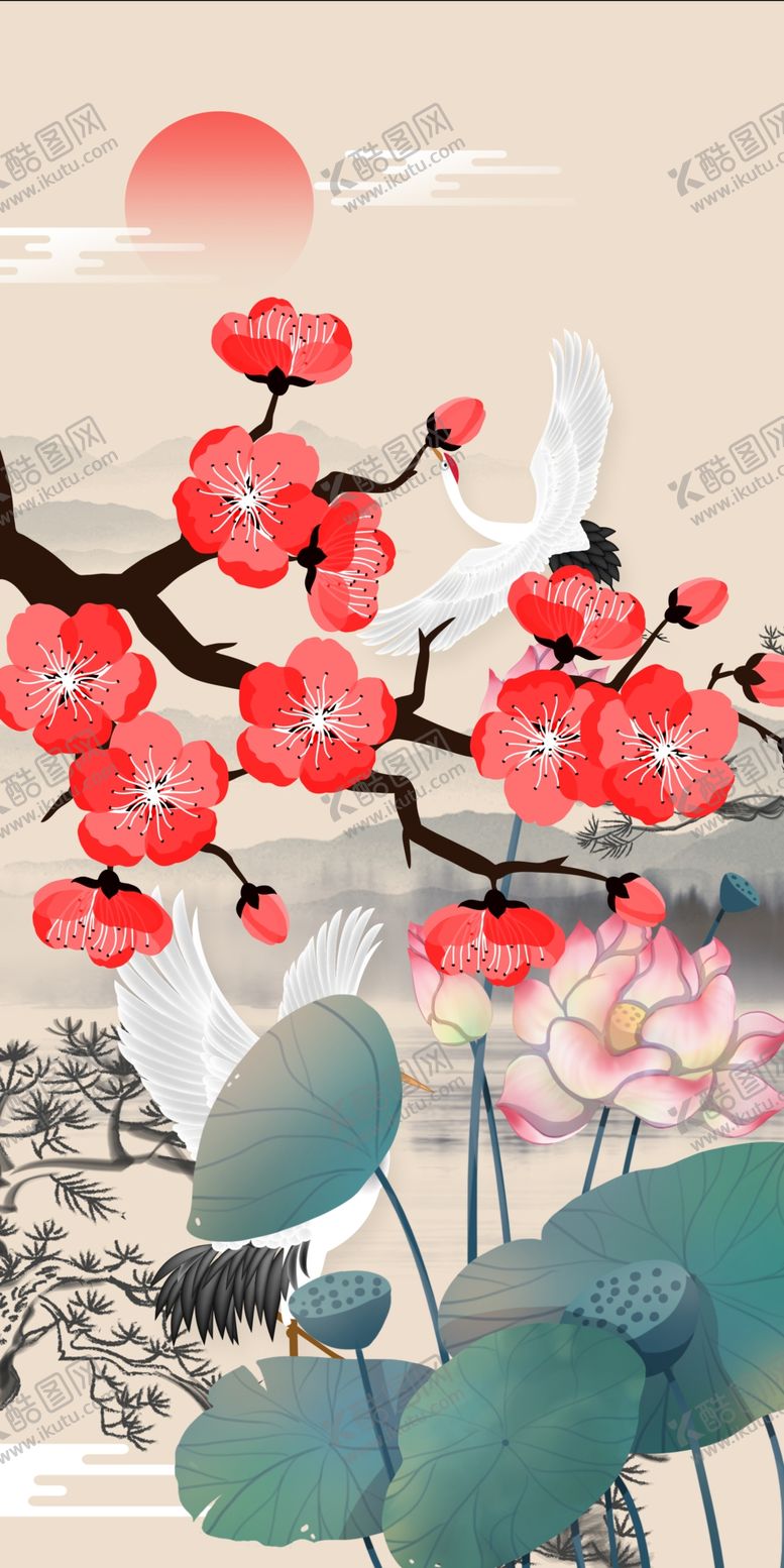 编号：40067206240317447798【酷图网】源文件下载-花开富贵