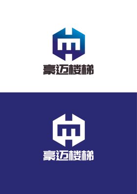 龙叠楼梯logo设计