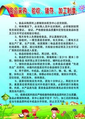 食品采购验收存储加工制度