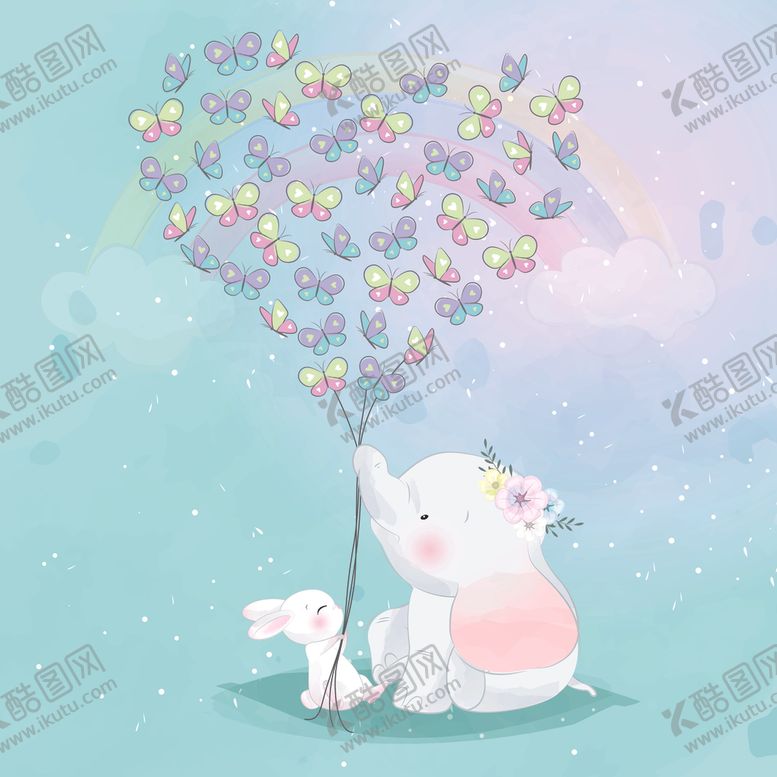编号：53603510081454142866【酷图网】源文件下载-温馨浪漫儿童插画