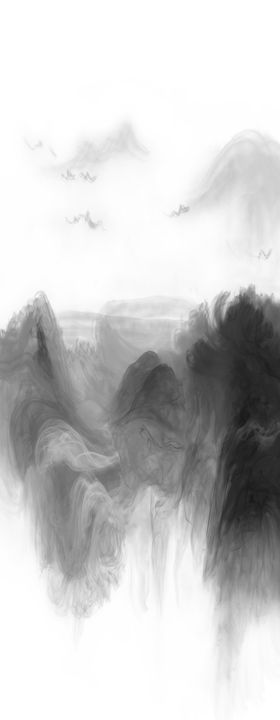 烟墨装饰画