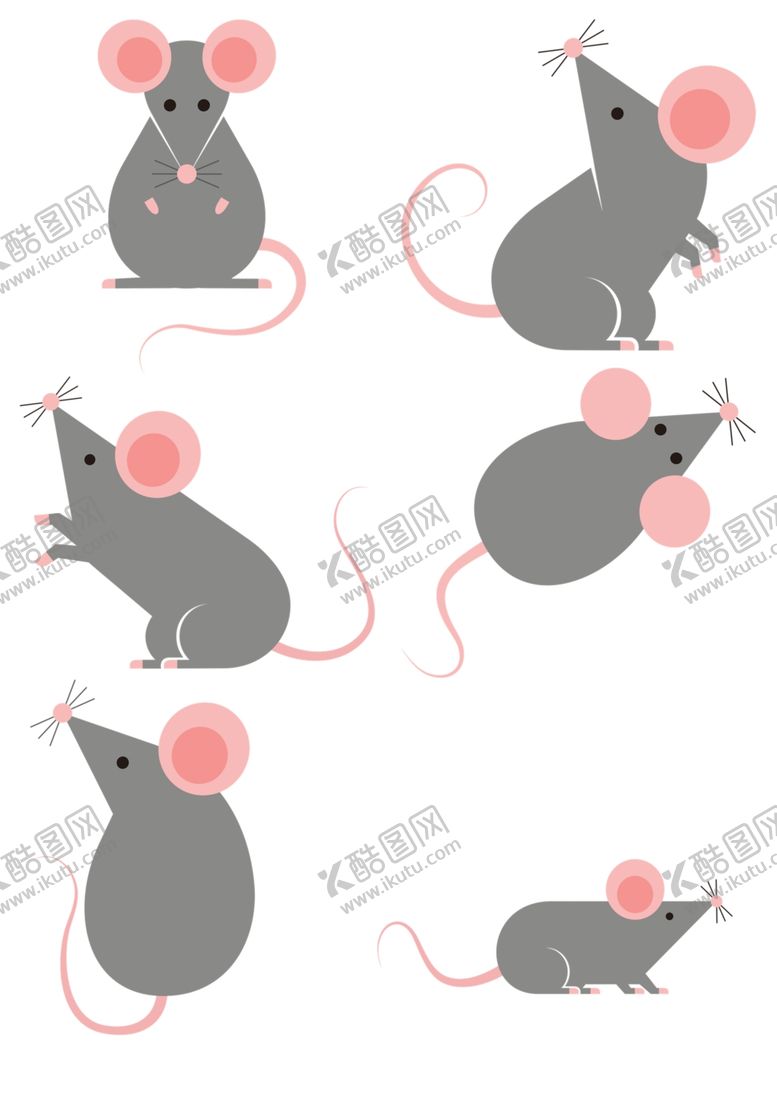 编号：18485002240049381760【酷图网】源文件下载-小老鼠免扣