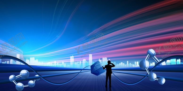编号：30427010041043256994【酷图网】源文件下载-蓝色科技背景