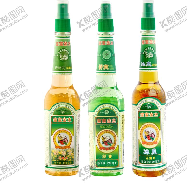 编号：54834510150700478860【酷图网】源文件下载-宝宝金水舒爽花露水190ml