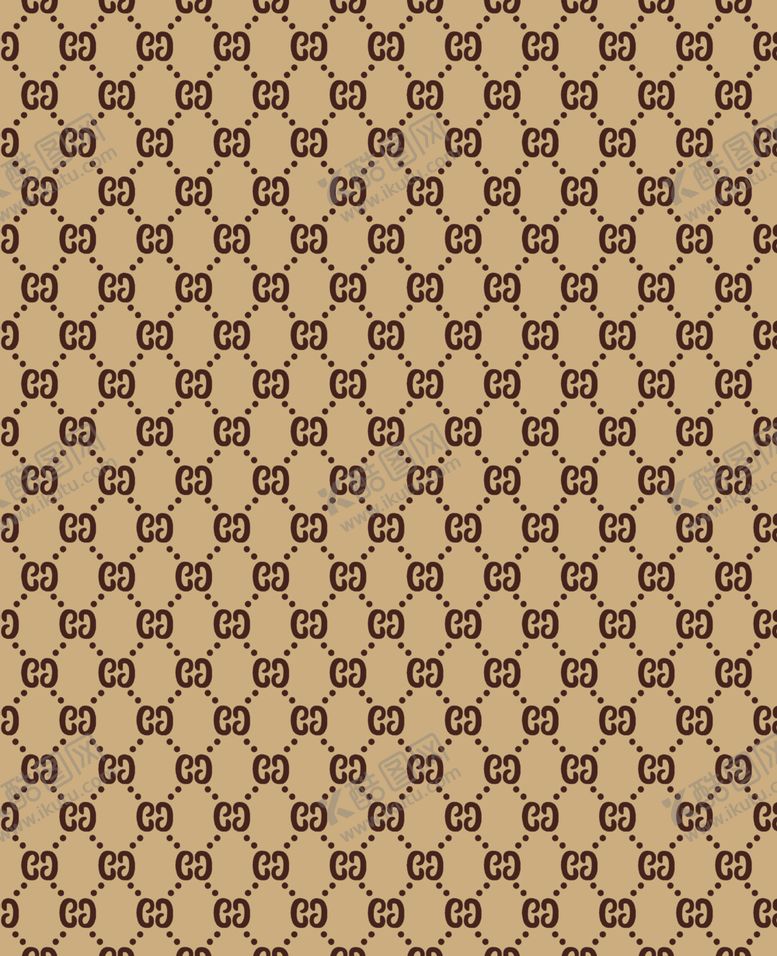 编号：41592309230200061325【酷图网】源文件下载-大牌花型大牌底纹古驰