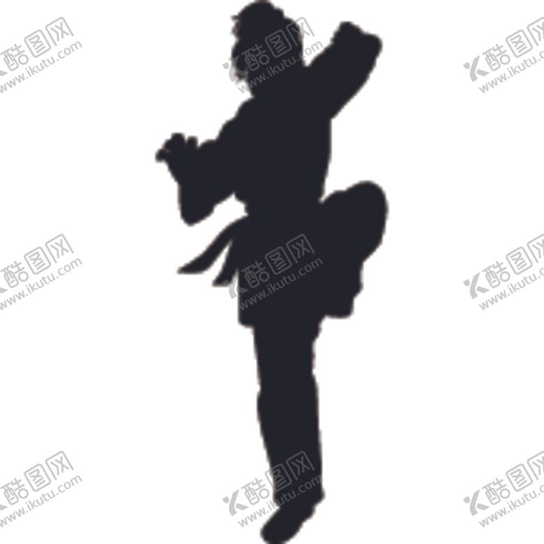 编号：28605006151137433615【酷图网】源文件下载-武术格斗剪影