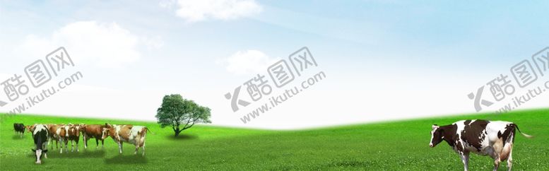 编号：93535512111935272151【酷图网】源文件下载-蓝天白云草地