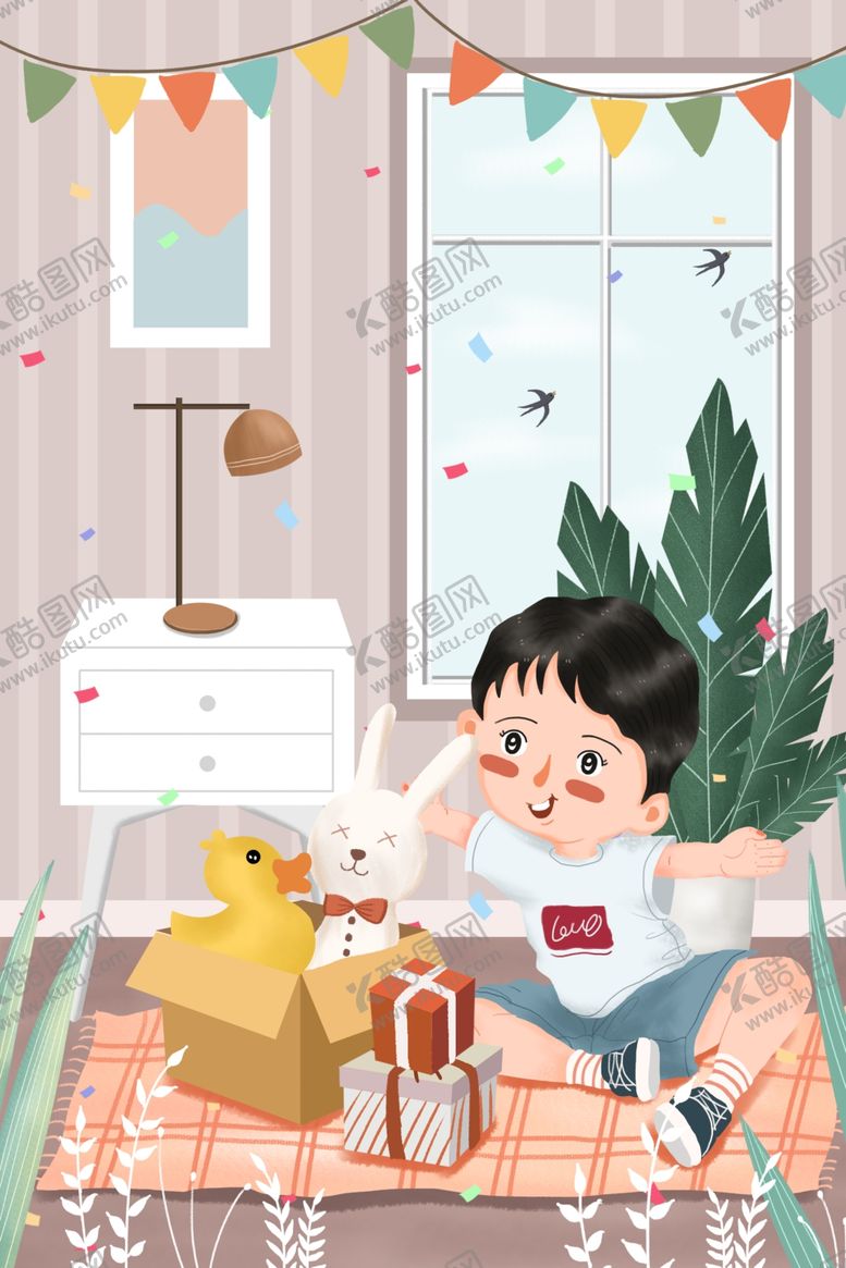 编号：65693109260416278233【酷图网】源文件下载-儿童插画