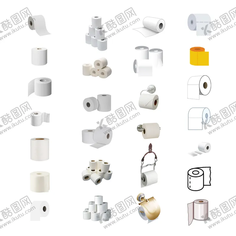 编号：84008910230500448746【酷图网】源文件下载-卫生纸免扣PNG