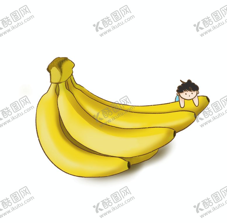 编号：13208709122219105803【酷图网】源文件下载-香蕉手绘画