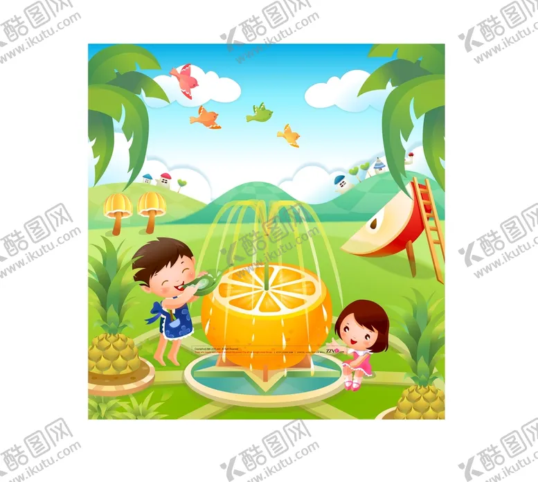 编号：53820910071453171692【酷图网】源文件下载-儿童插画