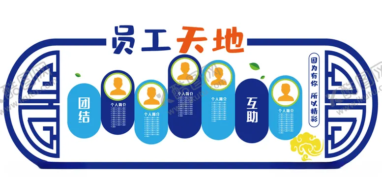 编号：45905505080059412314【酷图网】源文件下载-员工文化墙
