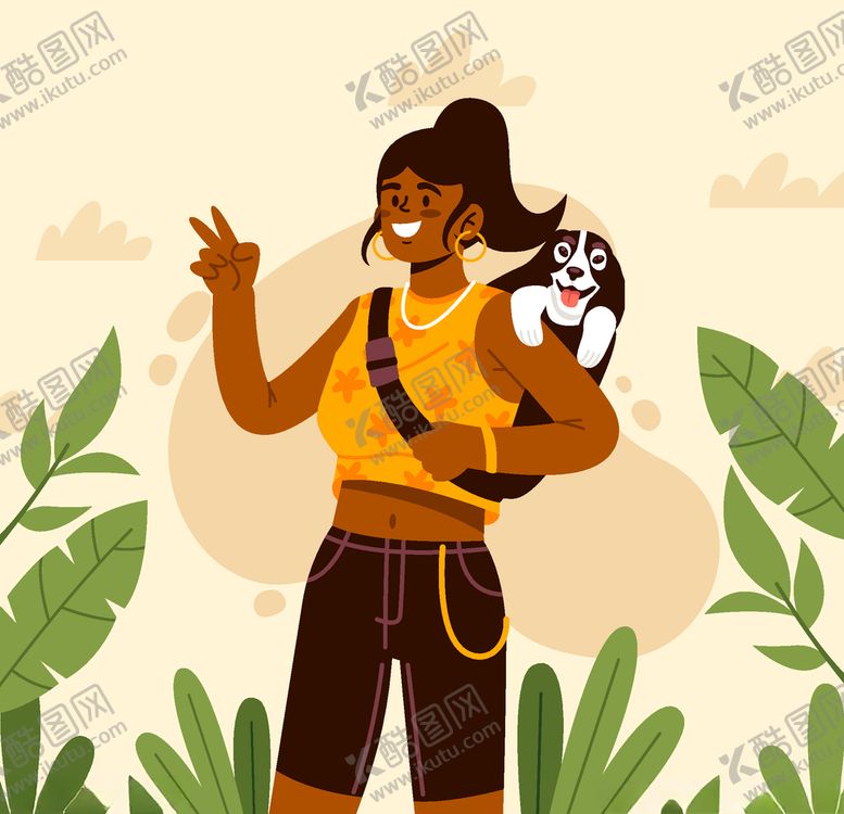 编号：72878210090247359545【酷图网】源文件下载-矢量可爱宠物