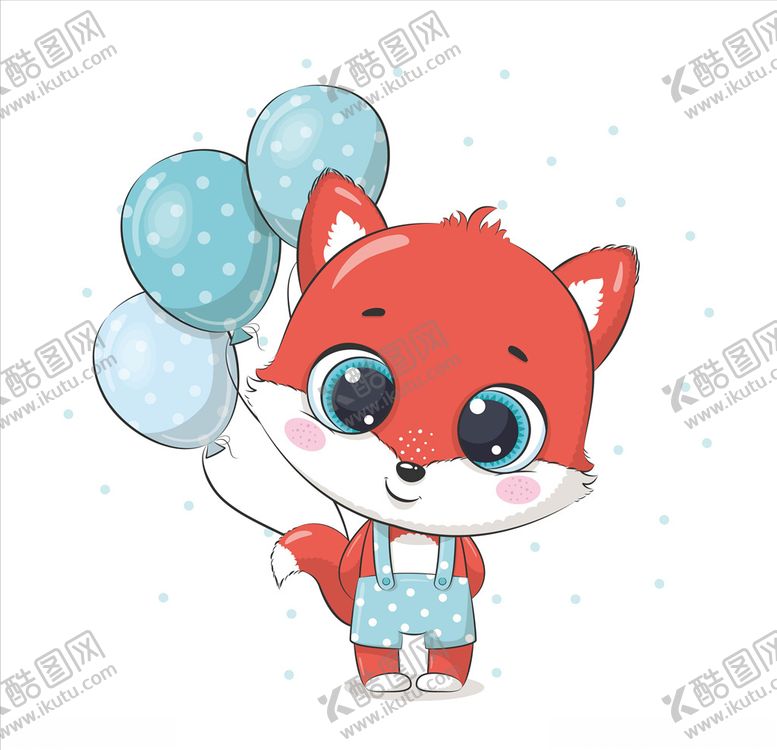 编号：71637107040234246686【酷图网】源文件下载-卡通狐狸